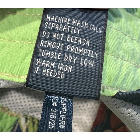 Polo Ralph Lauren Parrot Birds Floral Print Swim Shorts Trunks Mens Size 30 - Picture 10 of 12